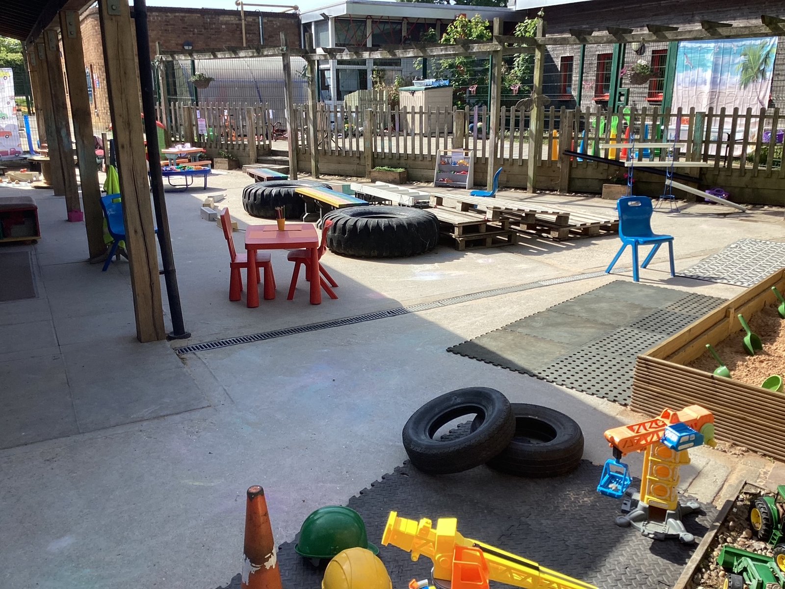 Children learning and playing at First Friends Preschool
