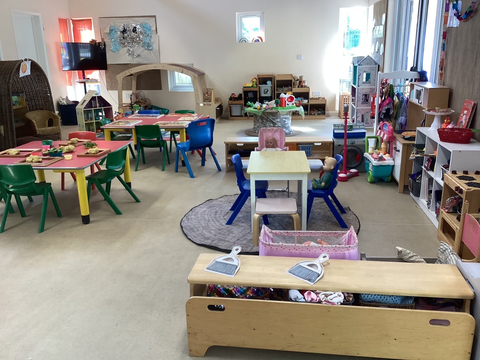 Children learning and playing at First Friends Preschool