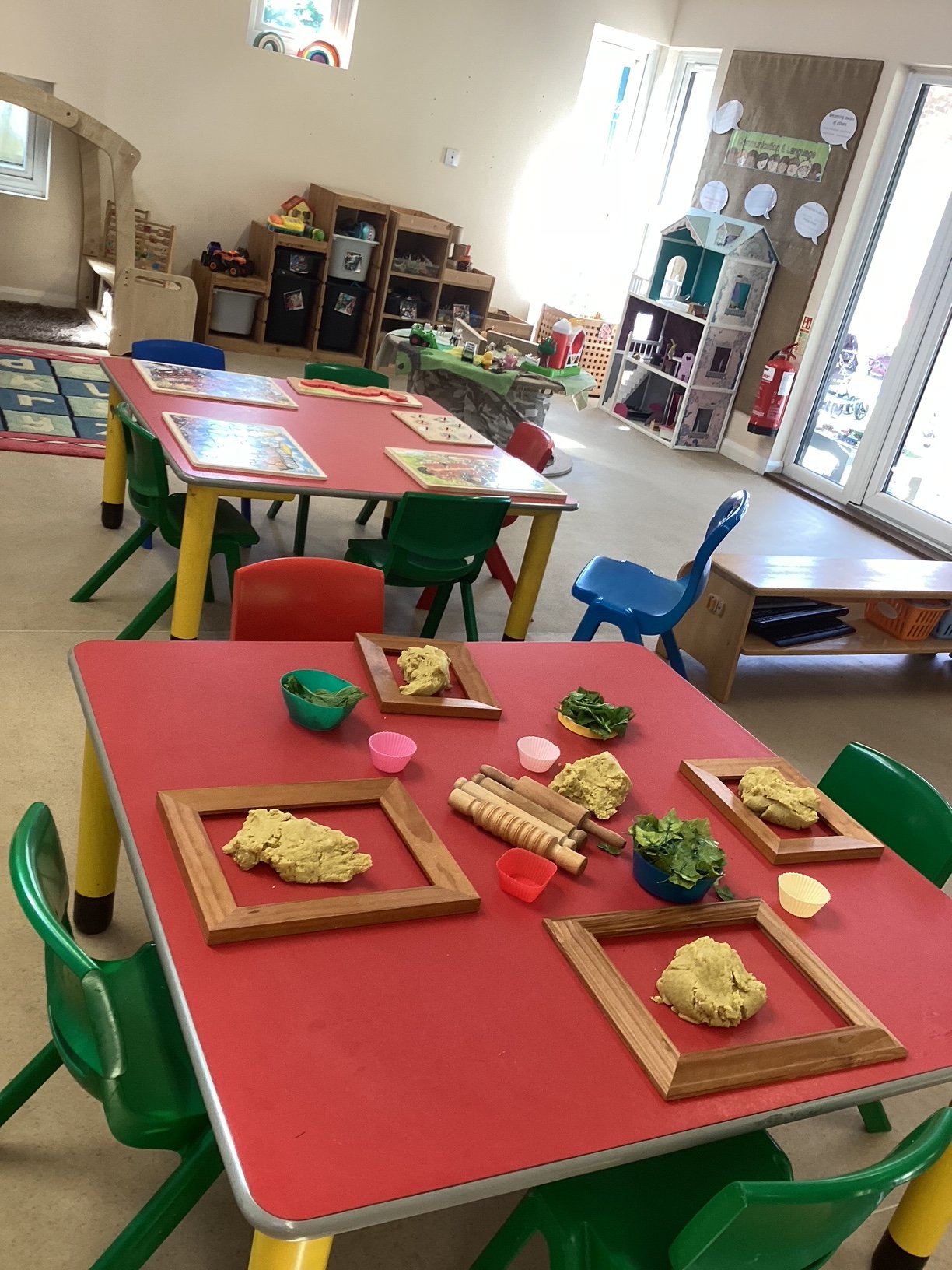Children learning and playing at First Friends Preschool