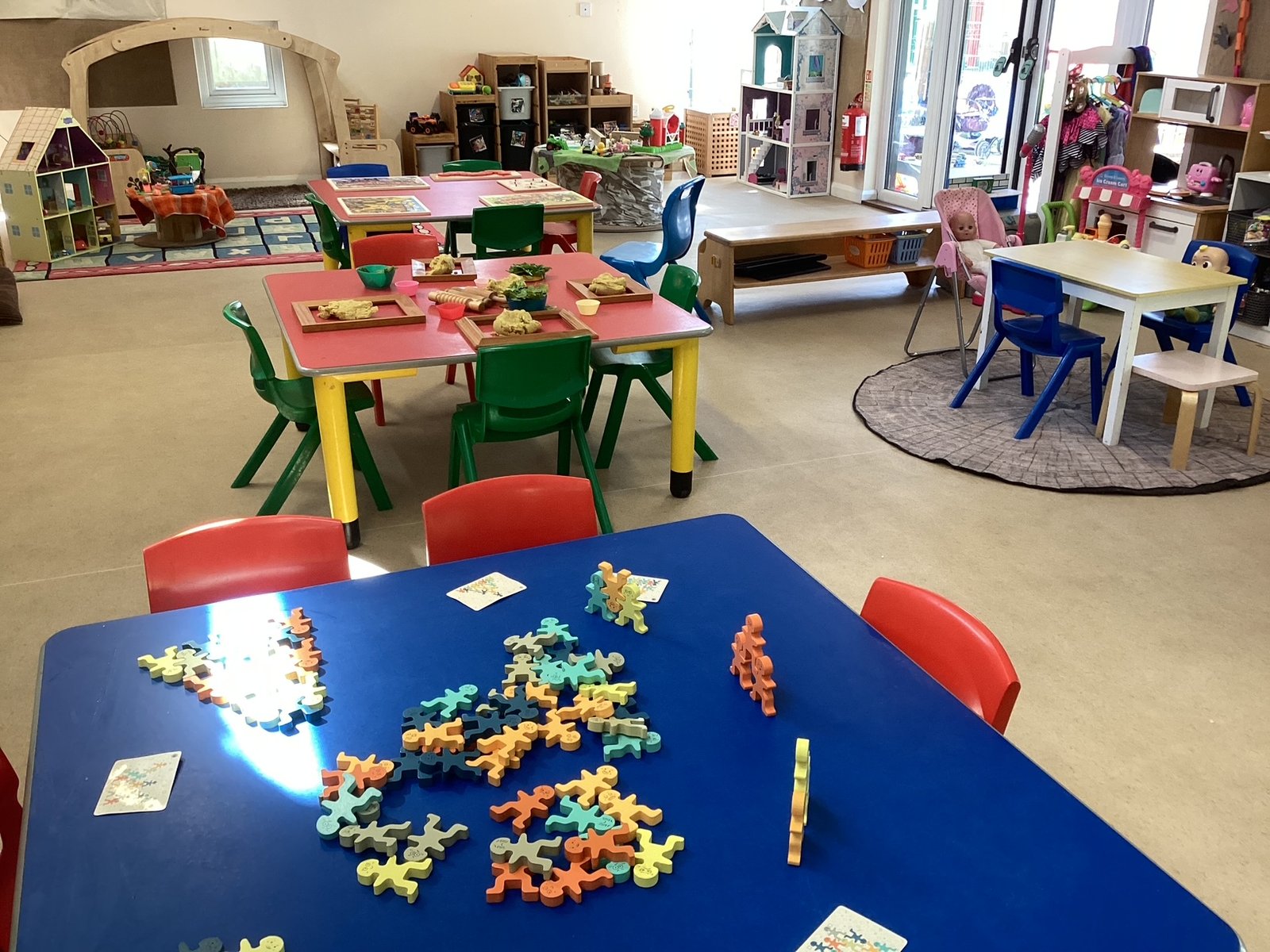 Children learning and playing at First Friends Preschool