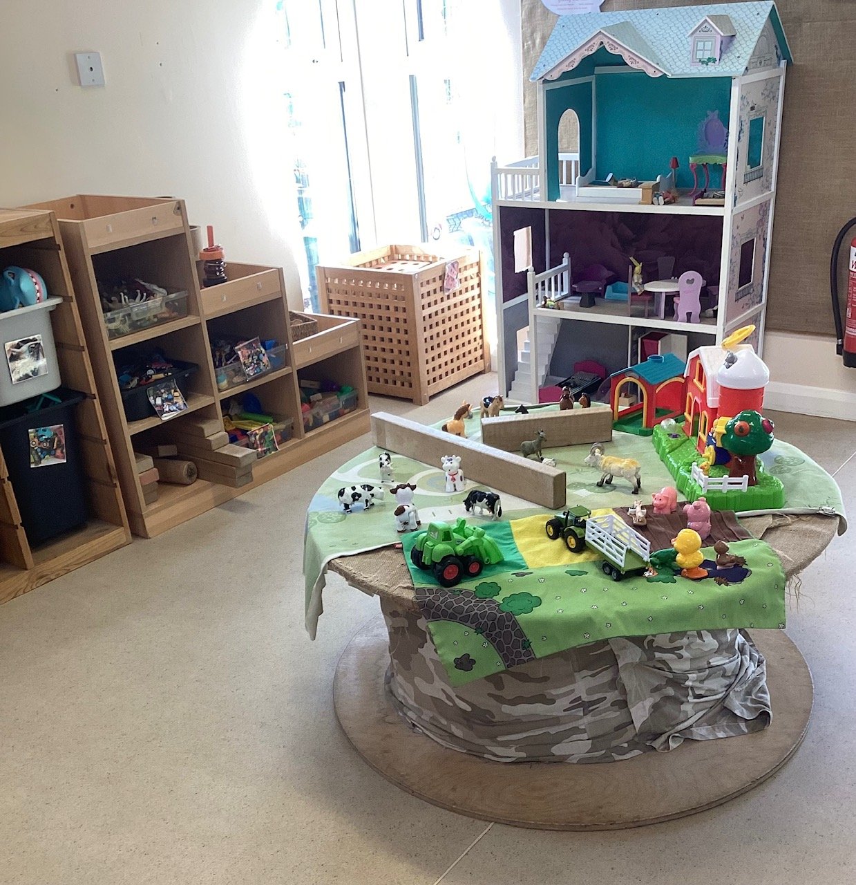 Children learning and playing at First Friends Preschool